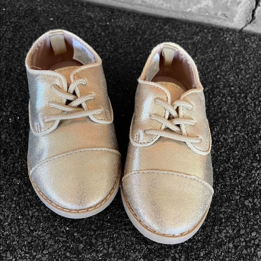 Gymboree gold oxfords